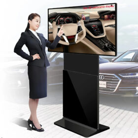 Màn hình quảng cáo chân đứng xoay 360º