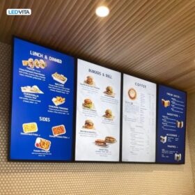 Lý do nên chọn màn hình menu board 50 inch tại LEDVITA